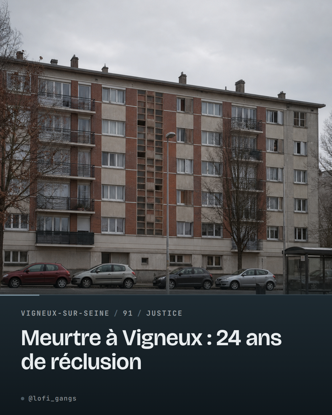 Meurtre à Vigneux : 24 ans de taule pour l'homme qui a tué son hébergeur