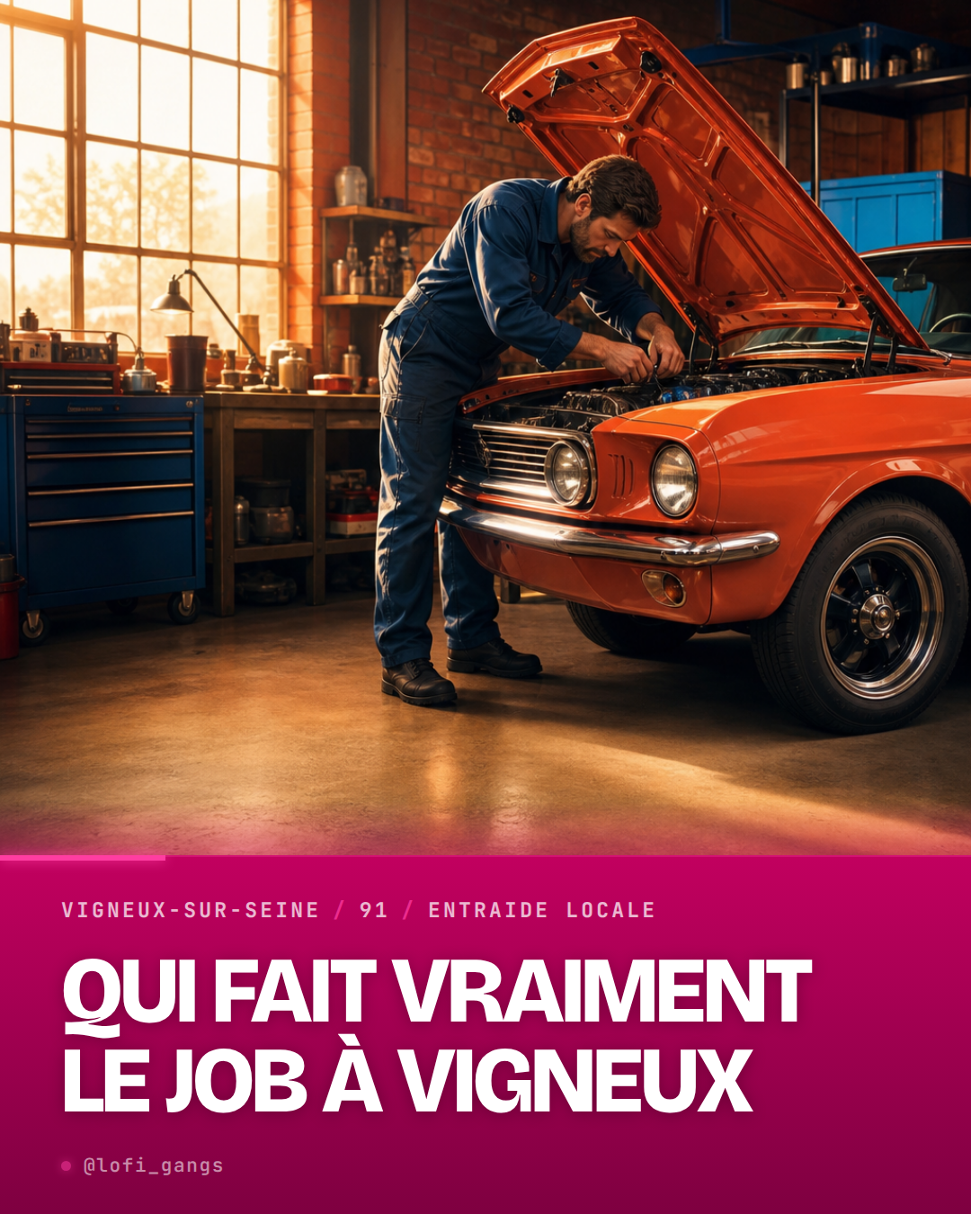Service : tu demandes aux gens de partager les artisans serieux du coin (plombier, elec, garagiste) — ceux qui repondent et qui fo