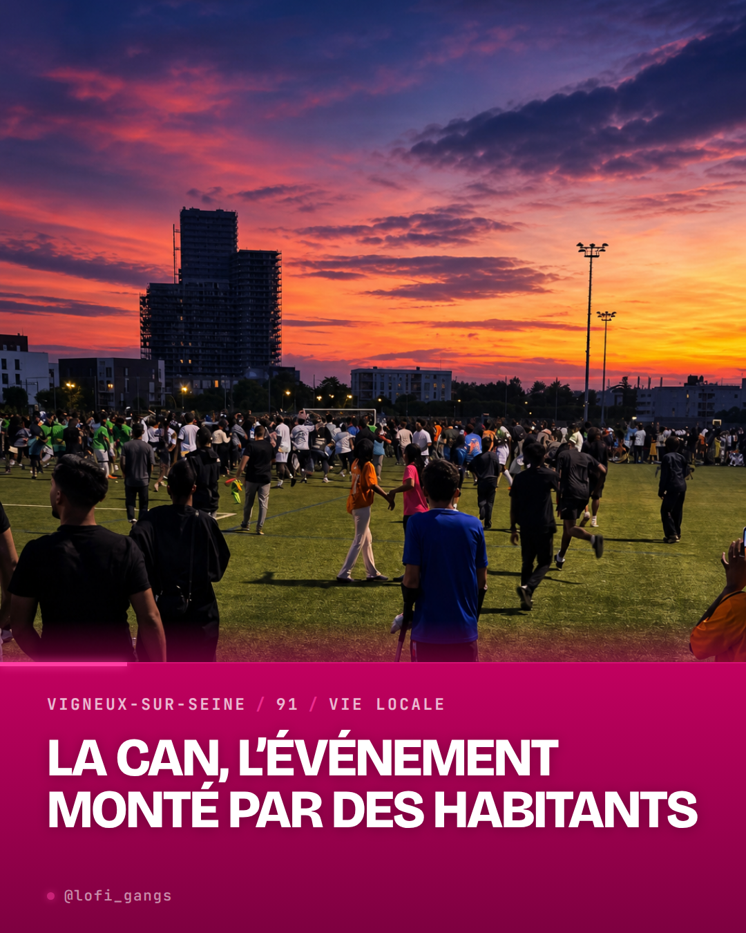 La CAN de Vigneux est le plus grand événement de la ville